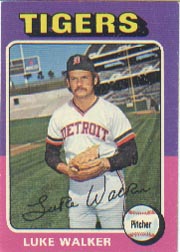 1975 Topps Baseball Cards      474     Luke Walker